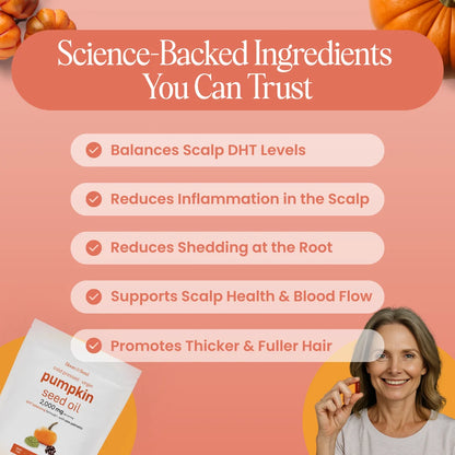 Pumpkin Seed Oil + Saw Palmetto Softgels