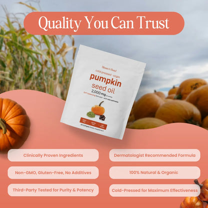 Pumpkin Seed Oil + Saw Palmetto Softgels